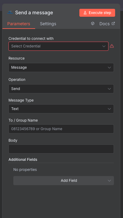 Select Credential